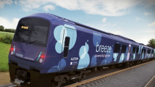 The UK's first hydrogen trains, called Breeze, are due to be launched in 2021. Image: Alstom / Eversholt Rail